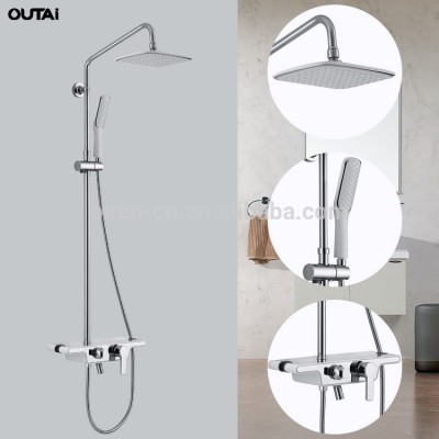 Modern rain shower set shower hot and cold water mixer set